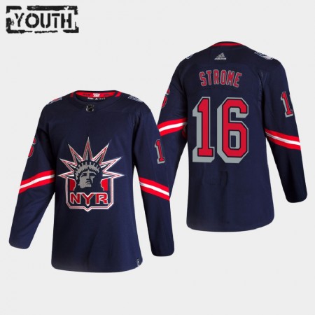 New York Rangers Trikot Ryan Strome 16 2020-21 Reverse Retro Authentic - Kinder